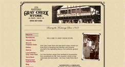Desktop Screenshot of graycreekstore.com